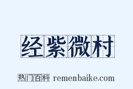 经紫微村是什么意思的图片